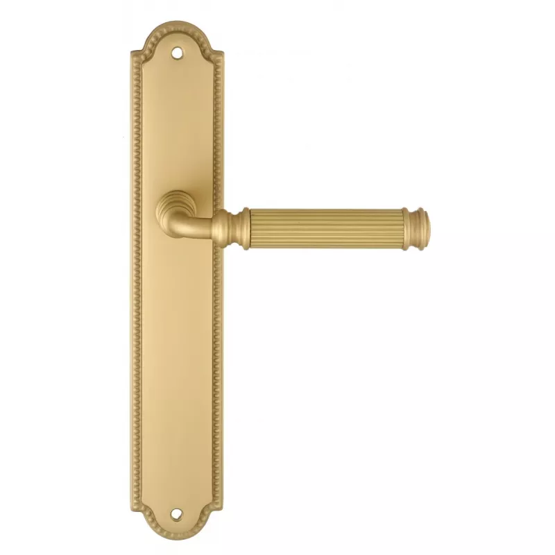 Дверная ручка на планке Extreza BENITO-PL03-F02 (BENITO 307) матовая латунь