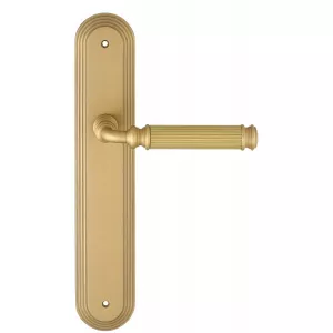 Дверная ручка на планке Extreza BENITO-PL05-F02 (BENITO 307) матовая латунь