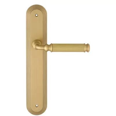 Дверная ручка на планке Extreza BENITO-PL05-F02 (BENITO 307) матовая латунь