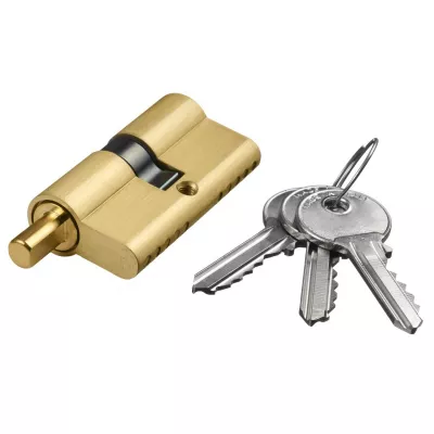 Цилиндровый механизма Extreza AS-70С ключ-шток 30x10x30 (35/35) матовая латунь F02