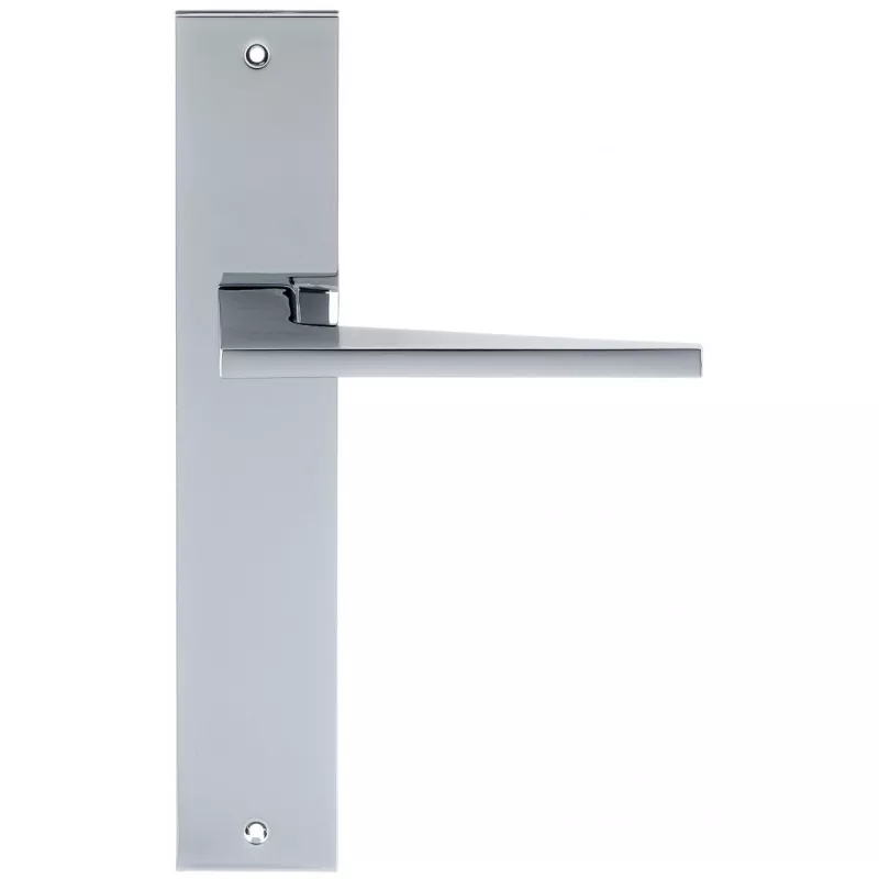 Дверная ручка на планке Extreza Hi-Tech "AZIMUT" 102 PL11 полированный хром F04