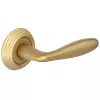 Дверная ручка Extreza "VIGO" (Виго) 324 на розетке R05 матовая латунь F02
