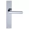 Дверная ручка на планке Extreza Hi-Tech "AQUA" 113 PL11 полированный хром F04