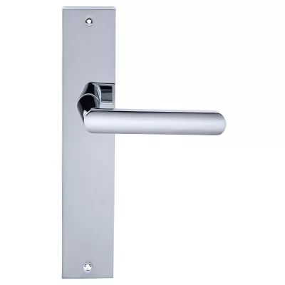 Дверная ручка на планке Extreza Hi-Tech "AQUA" 113 PL11 полированный хром F04