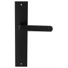 Дверная ручка на планке Extreza Hi-Tech "AQUA" 113 PL11 черный матовый F22