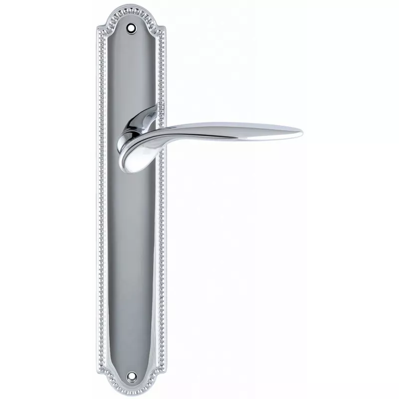Дверная ручка Extreza "CALIPSO" (Калипсо) 311 на планке PL03 полированный хром F04 WC сантехническая завертка