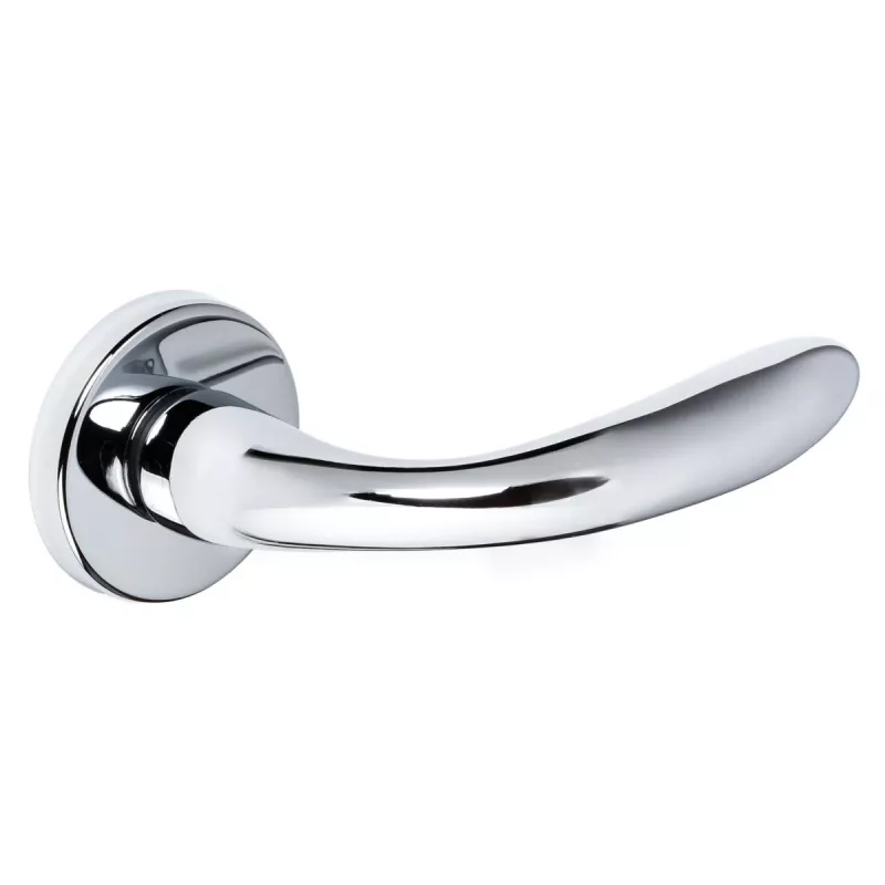 Дверная ручка Extreza Hi-Tech "COMO" 322 круглая розетка R12 (7 мм) полированный хром F04