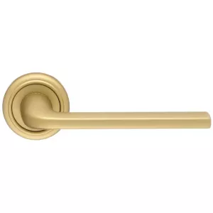 Extreza TERNI (Терни) 320 дверная ручка на розетке R01, цвет матовая латунь F02