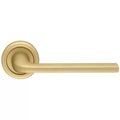 Extreza TERNI (Терни) 320 дверная ручка на розетке R01, цвет матовая латунь F02