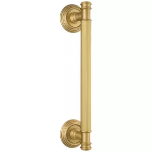 Дверная ручка скоба Extreza BENITO-R05-F02 (BENITO 307) матовая латунь (межос. расстояние 215 мм)