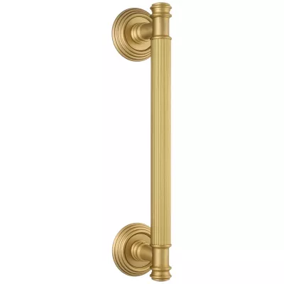 Дверная ручка скоба Extreza BENITO-R05-F02 (BENITO 307) матовая латунь (межос. расстояние 215 мм)