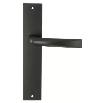 Дверная ручка на планке Extreza Hi-Tech "ELIO" 109 PL11 черный матовый F22