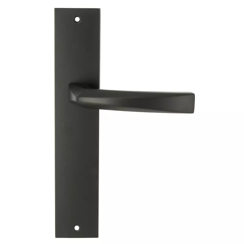 Дверная ручка на планке Extreza Hi-Tech "ELIO" 109 PL11 черный матовый F22