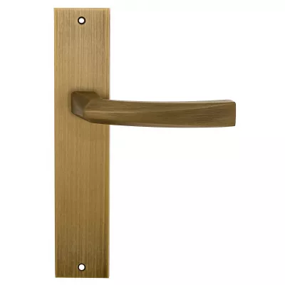 Дверная ручка на планке Extreza Hi-Tech "ELIO" 109 PL11 матовая бронза F03