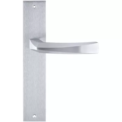 Дверная ручка на планке Extreza Hi-Tech "ELIO" 109 PL11 матовый хром F05