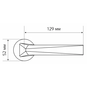 Дверная ручка Extreza Hi-Tech 