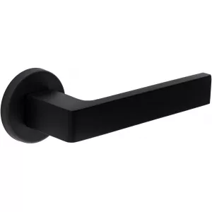 Дверная ручка на розетке Extreza ENZO-R12-F22 (ENZO 117) черный матовый