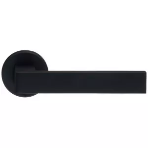 Дверная ручка на розетке Extreza ENZO-R12-F22 (ENZO 117) черный матовый