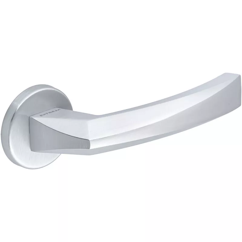 Дверная ручка Extreza Hi-Tech "ELIO" 109 круглая розетка R12 (7 мм) матовый хром F05