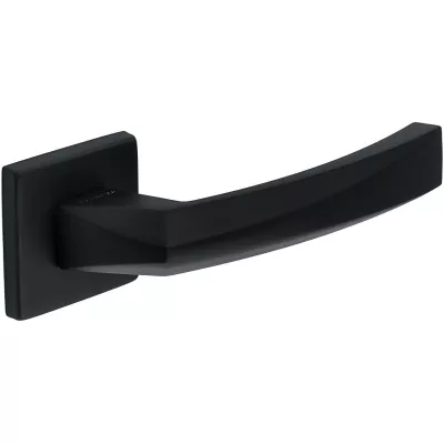 Дверная ручка Extreza Hi-Tech "ELIO" 109 квадратная розетка R11 (7 мм) черный матовый F22