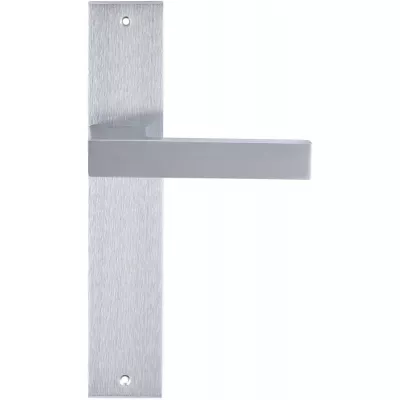 Дверная ручка Extreza Hi-tech "SPARK" (Спарк) 115 на планке PL11 матовый хром F05