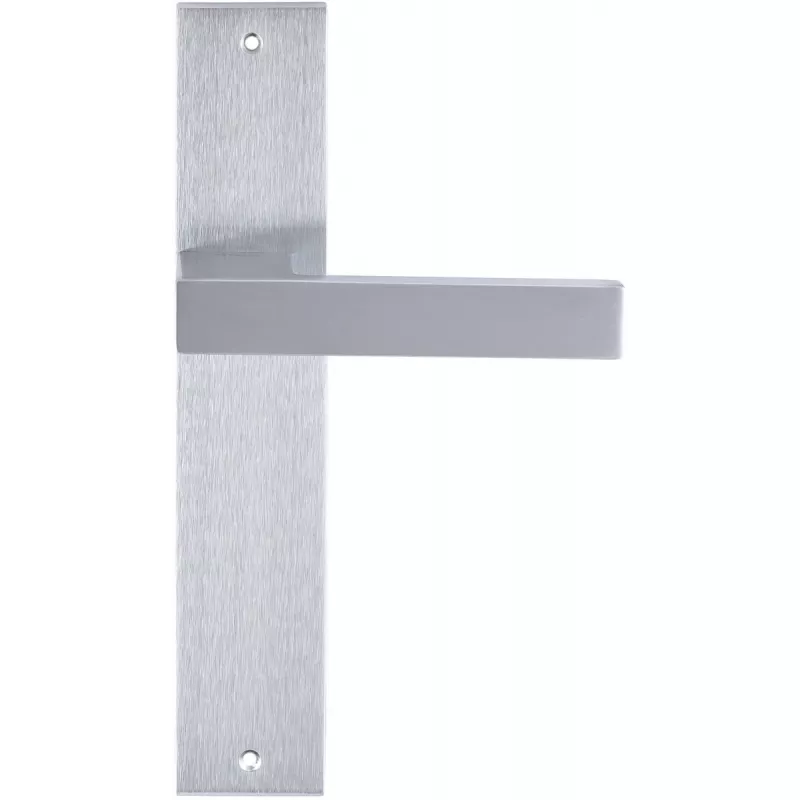 Дверная ручка Extreza Hi-tech "SPARK" (Спарк) 115 на планке PL11 матовый хром F05