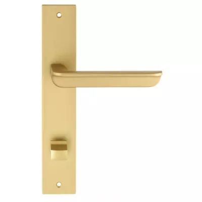 Дверная ручка на планке Extreza "FOSSA" 136 PL13-WC-96 матовая латунь F02