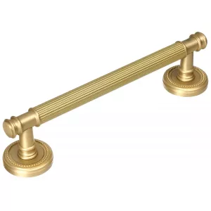 Дверная ручка скоба Extreza BENITO-R03-F02 (BENITO 307) матовая латунь (межос. расстояние 215 мм)