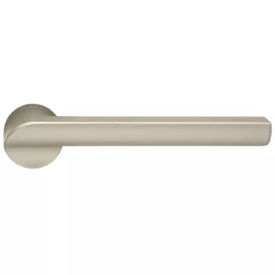 Дверная ручка Extreza Hi-Tech "SANTA" 128 круглая розетка mini R20 (2 мм) матовый никель F20