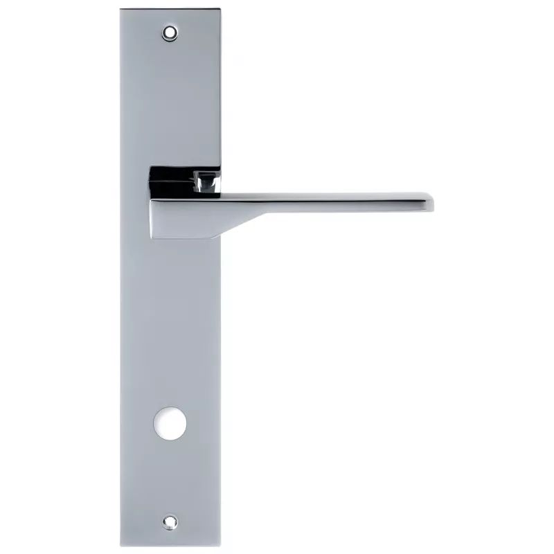 Дверная ручка на планке Extreza Hi-Tech "ADONA" 122 PL11-WC-96 полированный хром F04