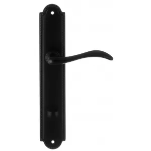 Дверная ручка на планке Extreza AGATA-PL03-WC96-F22 (AGATA 310) черный матовый