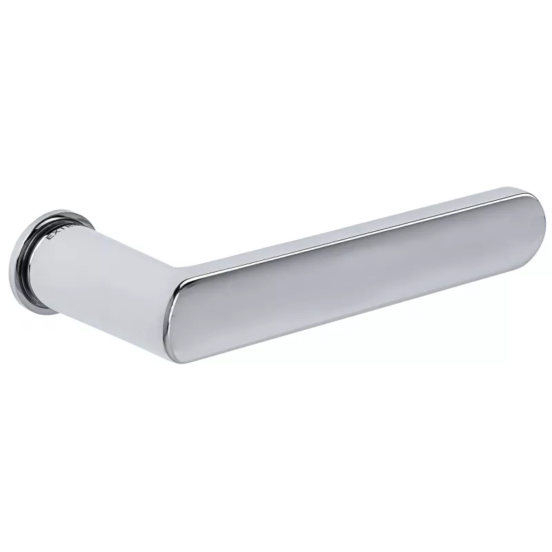 Дверная ручка Extreza Hi-Tech "AQUA" 113 круглая розетка mini R19 (2 мм) полированный хром F04