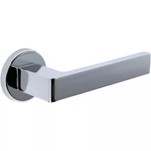 Дверная ручка на розетке Extreza ENZO-R12-F04 (ENZO 117) полированный хром