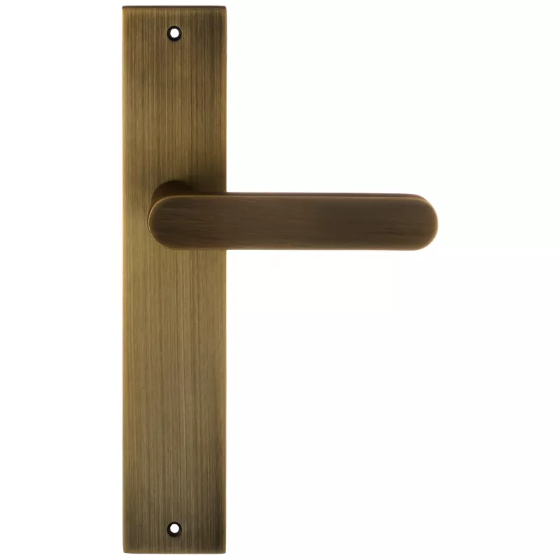 Дверная ручка Extreza Hi-tech "JEMMA" 116 на планке PL11 матовая бронза F03