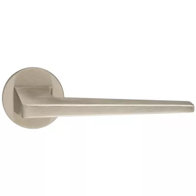 Дверная ручка Extreza Hi-Tech "ALIOT" 129 круглая розетка R16 (5 мм) матовый никель F20