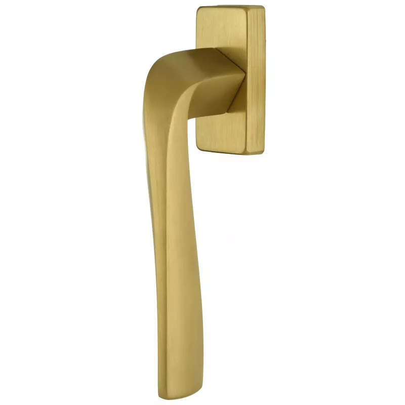 Ручка оконная Extreza Hi-Tech "GIRA" (Гира) 108 HW матовая латунь PVD F08