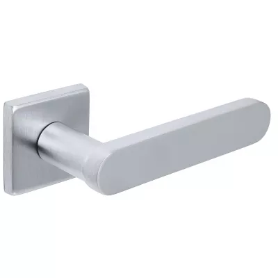 Дверная ручка Extreza Hi-tech "JEMMA" 116 на квадратной розетке R11 матовый хром F05