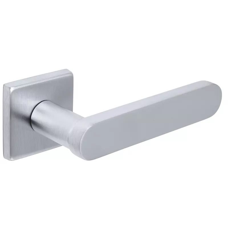 Дверная ручка Extreza Hi-tech "JEMMA" 116 на квадратной розетке R11 матовый хром F05