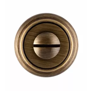 Фиксатор поворотный Extreza WC-R01 полированная бронза F43