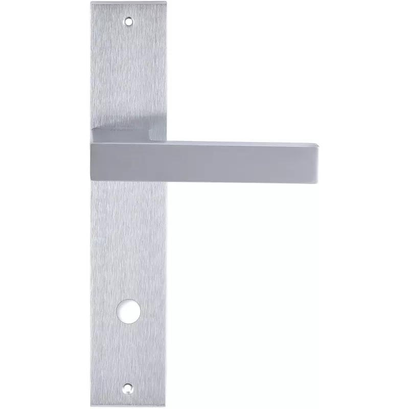 Дверная ручка Extreza Hi-tech "SPARK" (Спарк) 115 на планке PL11 матовый хром F05 WC