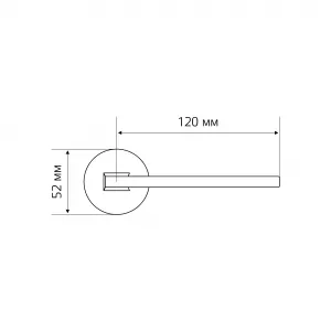 Дверная ручка Extreza Hi-Tech 