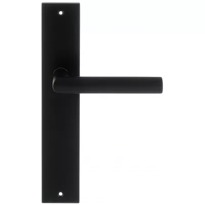 Дверная ручка на планке Extreza ODA-PL11-F22 (ODA 133) черный матовый