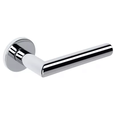 Дверная ручка Extreza ODA-R16-F04 (ODA 133 круглое основание 5 мм) полированный хром