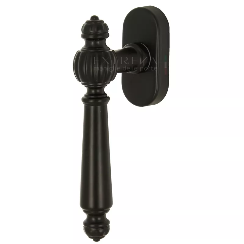 Ручка оконная Extreza "DANIEL" 308 HW черный матовый F22