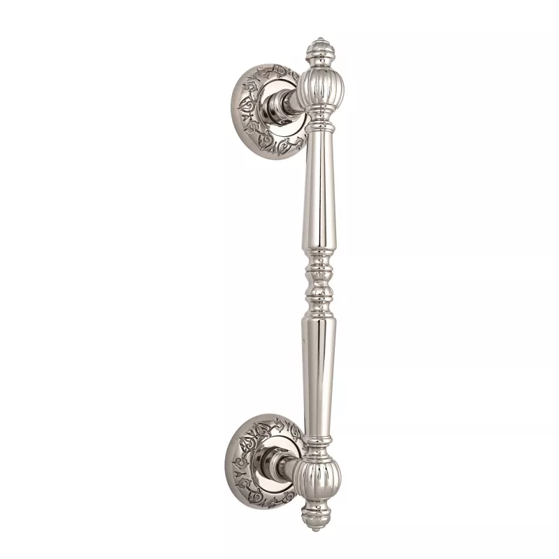 Ручка дверная скоба Extreza "DANIEL" (Даниель) R04 полированный никель F21