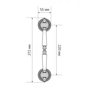 Ручка дверная скоба Extreza 