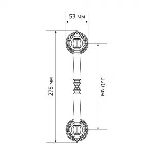 Ручка дверная скоба Extreza 