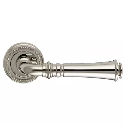 Дверная ручка Extreza "CANNA" 327 круглая розетка R03 полированный никель F21