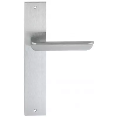 Дверная ручка на планке Extreza "FOSSA" 136 PL11 матовый хром F05