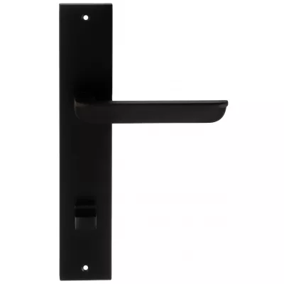 Дверная ручка на планке Extreza "FOSSA" 136 PL11-WC-96 черный матовый F22